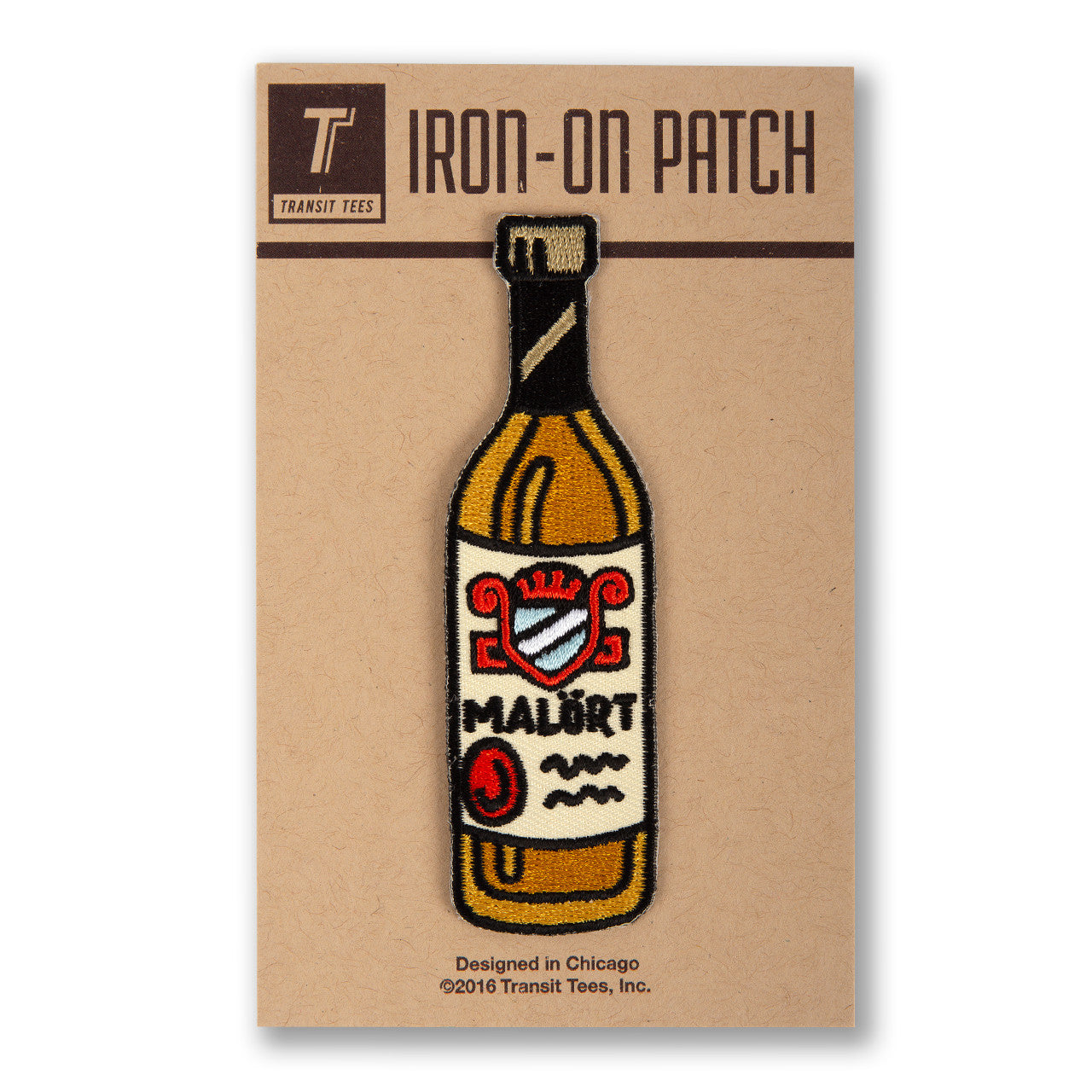 Transit Tees "Malort" Iron On Patch