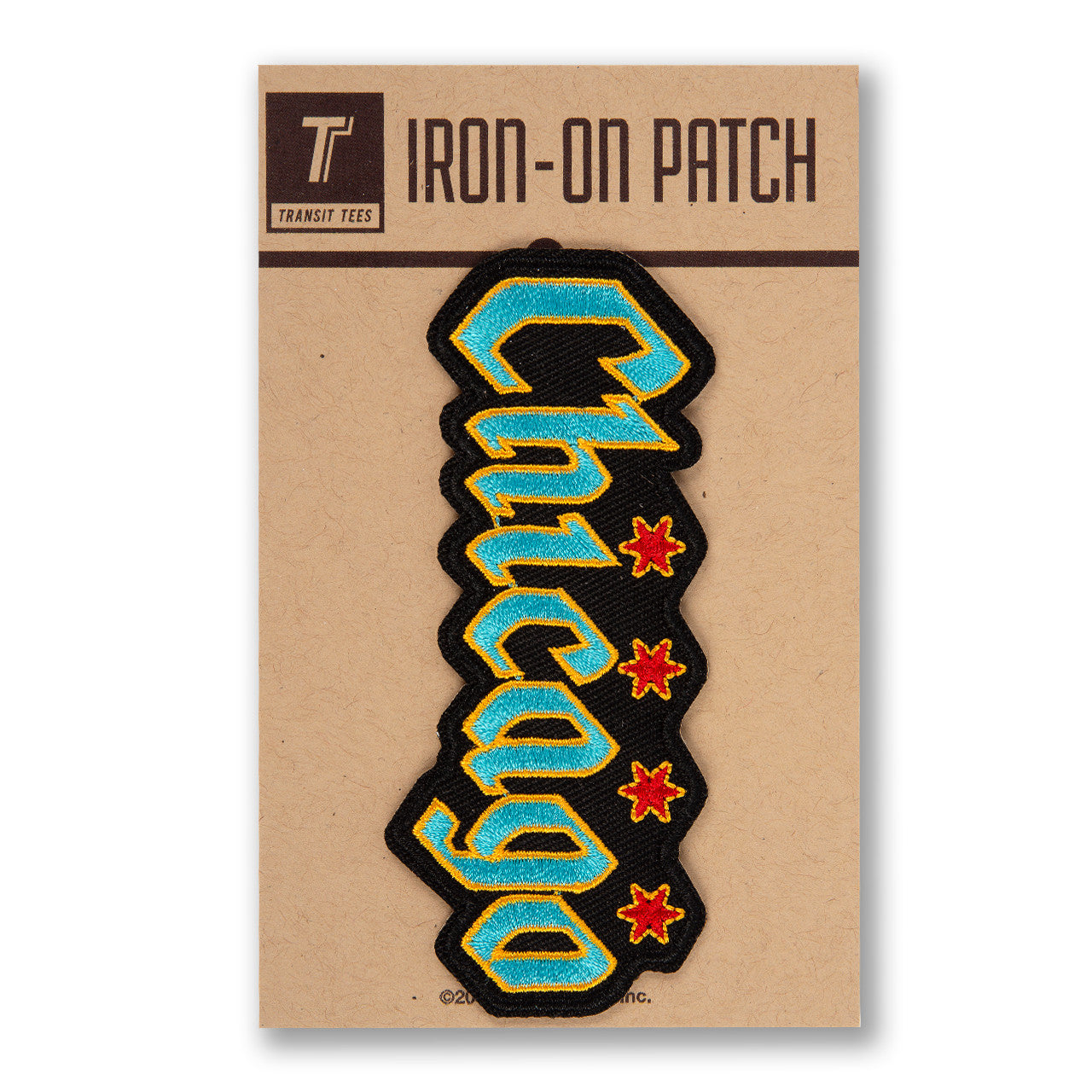 Transit Tees "Old Chicago" Iron on Patch