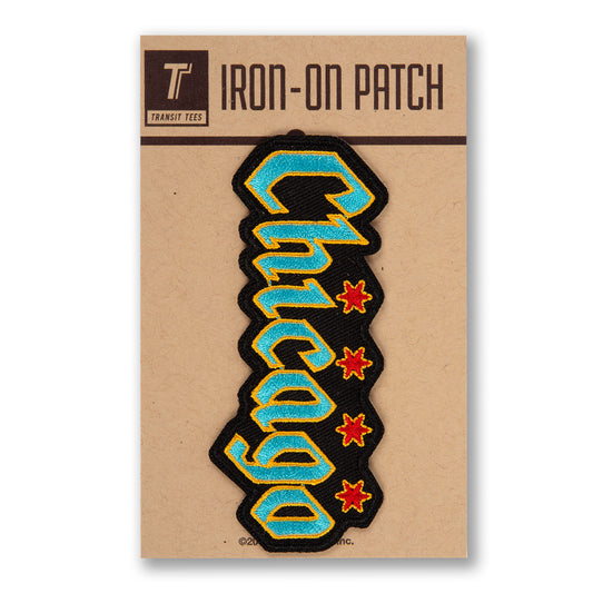 Transit Tees "Old Chicago" Iron on Patch