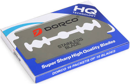 Dorco Blue Stainless Steel Straight Razor