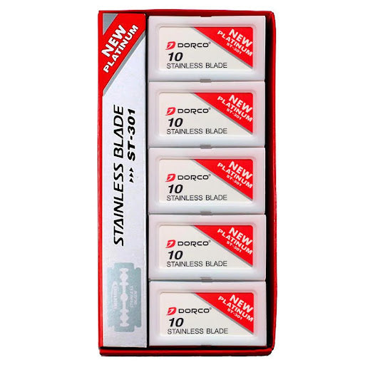 Dorco Red Stainless Steel Straight Razors
